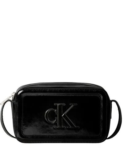 Calvin Klein Logo-detail Shoulder Bag In White