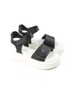 Calvin Klein Black Sandals For Girl In Black