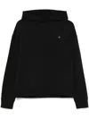 Calvin Klein Elegant Hooded Sweatshirt In Timeless Black In Black
