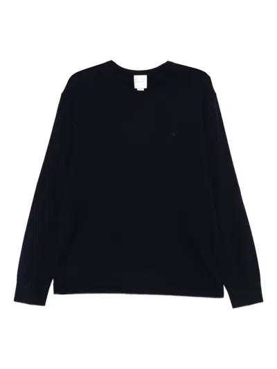 CALVIN KLEIN LOGO-EMBROIDERED JUMPER
