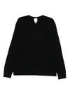 Calvin Klein Logo-embroidered Jumper In Black