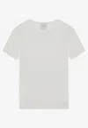 Calvin Klein White Ribbed T-shirt In White