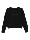 Calvin Klein Logo-embroidered Sweater In Black
