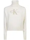 Calvin Klein Jeans Sweaters In White