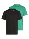 Calvin Klein Logo-embroidered T-shirts (pack Of Two)