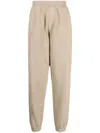 Calvin Klein Logo-embroidered Track Pants In Neutrals