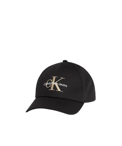 Calvin Klein Logo Hat In Black