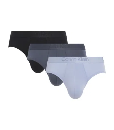 Calvin Klein Logo Hip Briefs In Multi