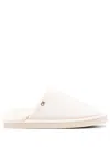 Calvin Klein Logo-jacquard Lined Slippers In Neutrals