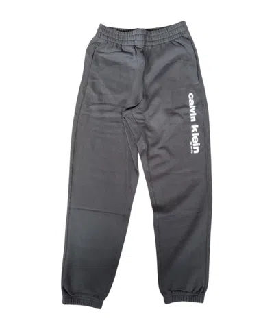 Calvin Klein Logo Jogger Pants In Black