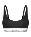 Calvin Klein Lightly Lined Bralette In Black