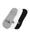 Calvin Klein Logo Ped Sock 3-pack In Assorted