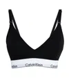 Calvin Klein Lightly Lined Bralette In Black