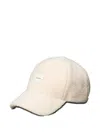 Calvin Klein Logo-patch Baseball Cap In White