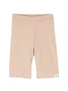 Calvin Klein Logo-patch Cotton Shorts In Neutrals