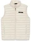 Calvin Klein Logo-patch Gilet In Neutrals