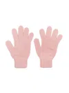 Calvin Klein Logo-patch Gloves In 粉色