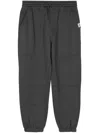 Calvin Klein Logo-patch Panelled Track Pants In Grey