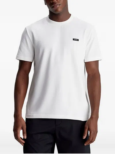 Calvin Klein Logo-patch T-shirt In White
