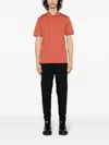 Calvin Klein Logo-patch Tapered Trousers In Black