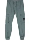 Calvin Klein Logo-patch Track Pants In Blue
