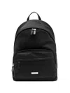 Calvin Klein Logo-plaque Backpack In White