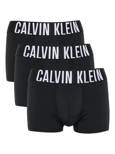 Calvin Klein Logo-print Boxers (pack Of Three) In Black
