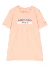 Calvin Klein Logo-print Short-sleeve T-shirt In Pink