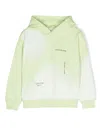 Calvin Klein Logo-print Cotton Hoodie In Green