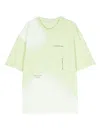 Calvin Klein Logo-print Cotton T-shirt In Green