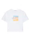 Calvin Klein Logo-print Cotton T-shirt In White