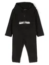 Calvin Klein Logo-print Cotton Tracksuit In Black