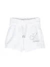 Calvin Klein Logo-print Drawstring Shorts In White