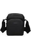 Calvin Klein Logo-print Messenger Bag In Black
