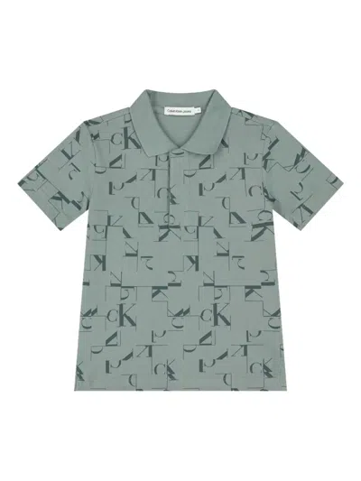 Calvin Klein Kids' Logo-print Polo Shirt