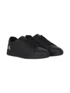 Calvin Klein Logo-print Sneakers In Black