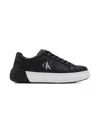 Calvin Klein Logo-print Sneakers In Black