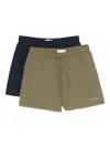 Calvin Klein 2 Pack Swim Shorts In Blau
