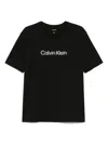 Calvin Klein Logo-print T-shirt In Black