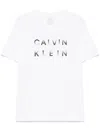 Calvin Klein Logo-print T-shirt In White