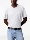 Calvin Klein Logo-print T-shirt In White