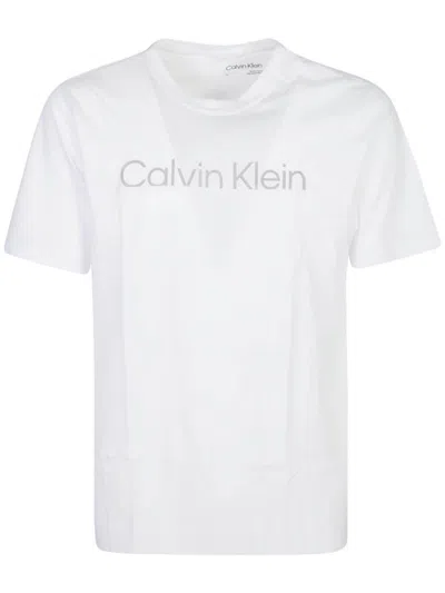 Calvin Klein Logo-print T-shirt In White