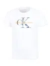 Calvin Klein Logo-print T-shirt In White