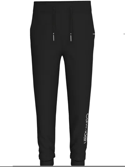 Calvin Klein Kids' Logo-print Track Pants In Black
