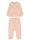 Calvin Klein Logo-print Tracksuit In Orange