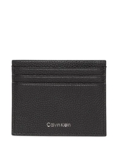 Calvin Klein Logo-print Wallet In Black