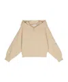 Calvin Klein Logo-print Zipped Hoodie In Nude
