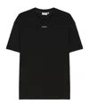 Calvin Klein Logo-print Cotton T-shirt In Black