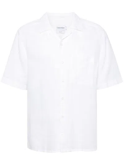 Calvin Klein Logo Shirt In White