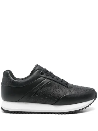 Calvin Klein Trainers Mit Logo In Schwarz